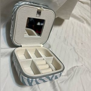 White and Gray Jewelry Box